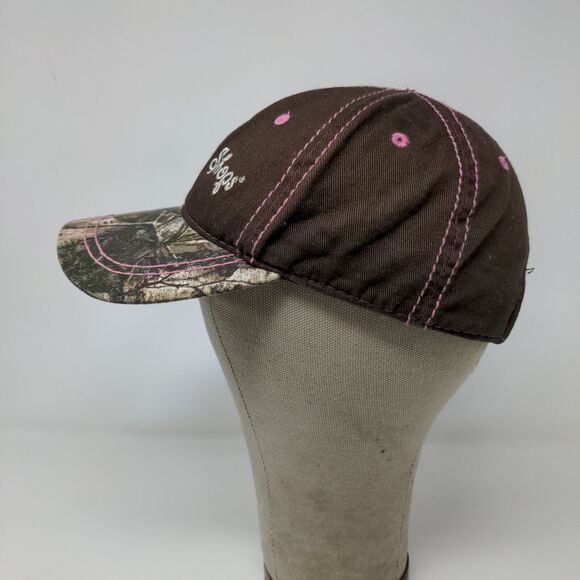 Bass Pro Shops Girls Strapback Camo Hat Brown Camo Size Youth Embroidered - Picture 5 of 12